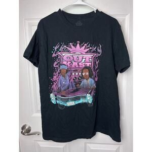 Outkast ATLiens Low Rider Graphic Tee Size XL Black, Purple